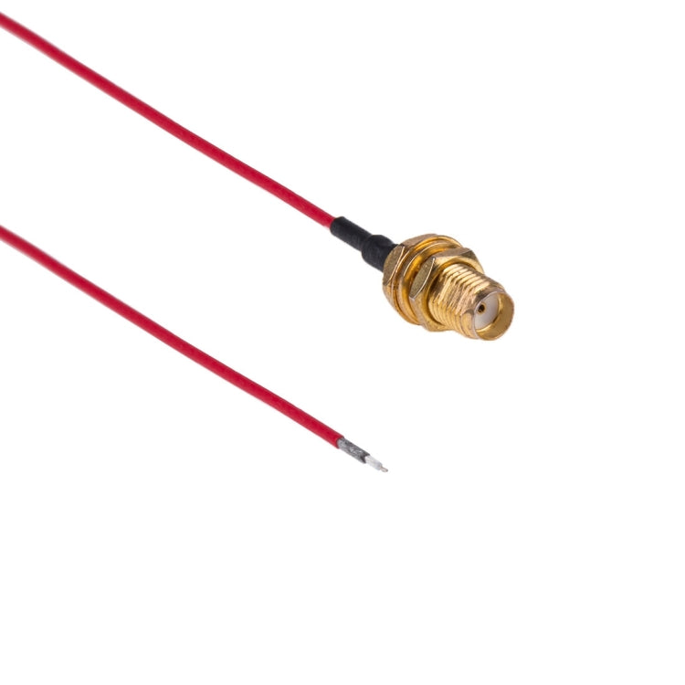 SMA Hembra mamparo Tuerca RF coleta 1.13 mm Jumper Cable Para Placa PCB longitud: 15 cm (Rojo)