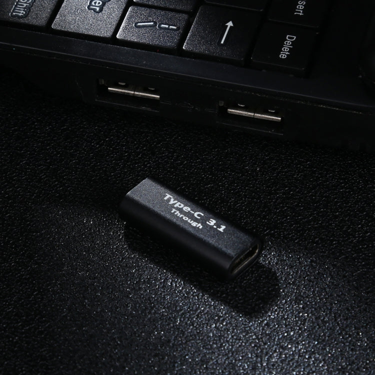 Adaptador de aleación de Aluminio Hembra tipo C / USB-C a Hembra tipo C / USB-C