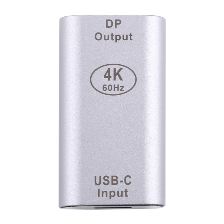 Adaptador de aleación de Aluminio Hembra tipo C / USB-C a Hembra Grande DP