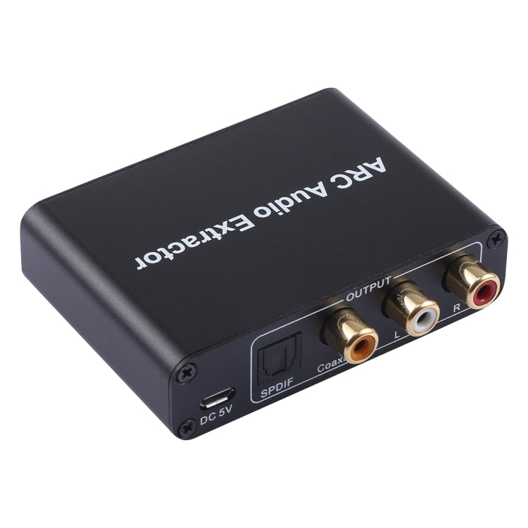 192KHz HDMI ARC Audio Extractor ARC to SPDIF + Coaxial + L / R Converter Audio Return Channel Adapter