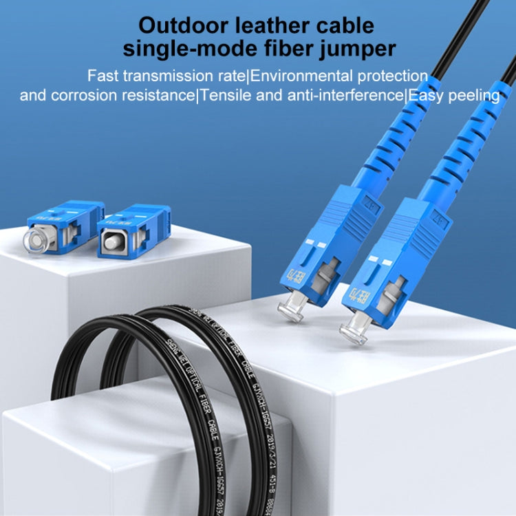 FIELD Cable FIBER Optic Fiber Optic AIR AIR Steel Cable WITH SC Connector Cable Length: 300m