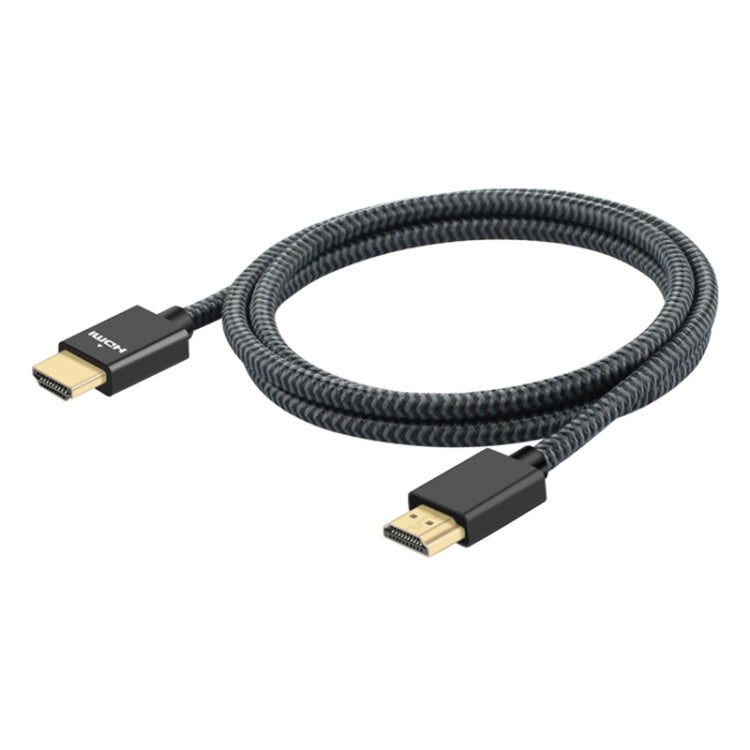 Uld-Uning Gold-Pated Head HDMI 2.0 Câble tressé en nylon mâle vers mâle Longueur du câble : 3 m (noir)