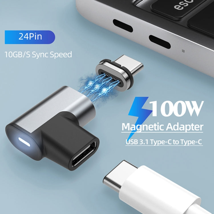 FloveMe 210CF3000 24 PIN 100W PD USB-C / Type-C TO USB-C / TYPE-C MAGNETIC Charging Adapter