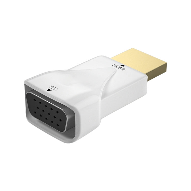Adaptador de convertidor HDMI H79 HDMI a VGA (Blanco)