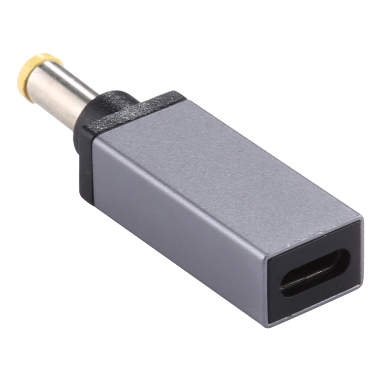 PD 19V 5.0X3.0mm Male Adapter Connector (Silver Grey)