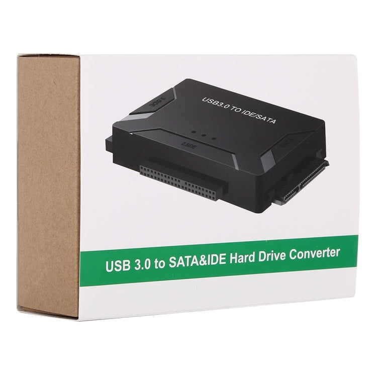Cable adaptador convertidor de unidad de Disco Duro USB 3.0 a SATA / IDE Para HDD SATA IDE de 2.5 pulgadas / 3.5 pulgadas longitud del Cable: 1 m