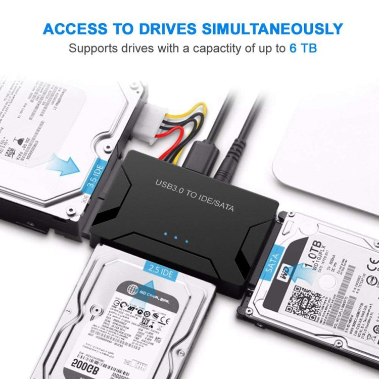 USB 3.0 to SATA / IDE Hard Disk Drive Converter Adapter Cable For 2.5 inch / 3.5 inch SATA IDE HDD Cable length: 1m