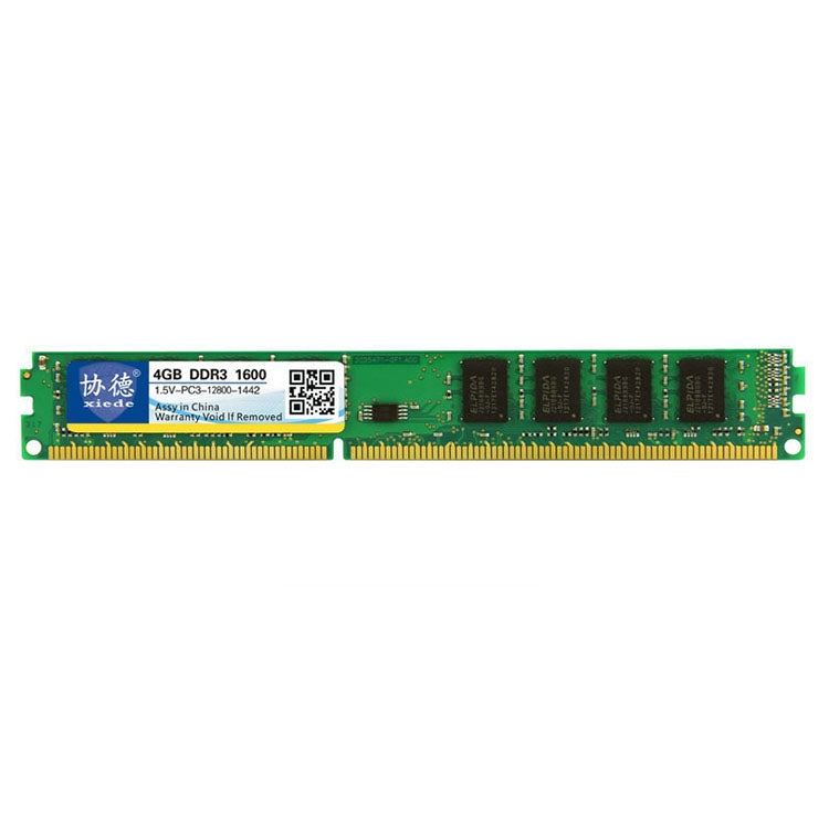 XIEDE X034 DDR3 1600MHz 4GB 1.5V General Full Compatibility Memory RAM Module For Desktop PC