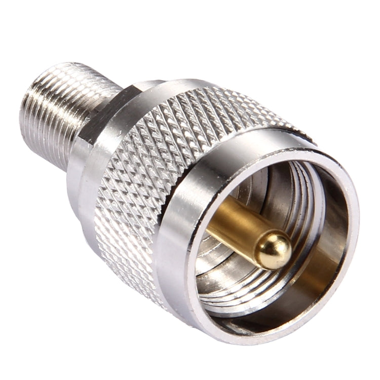 F Female to UHF Male Connector
