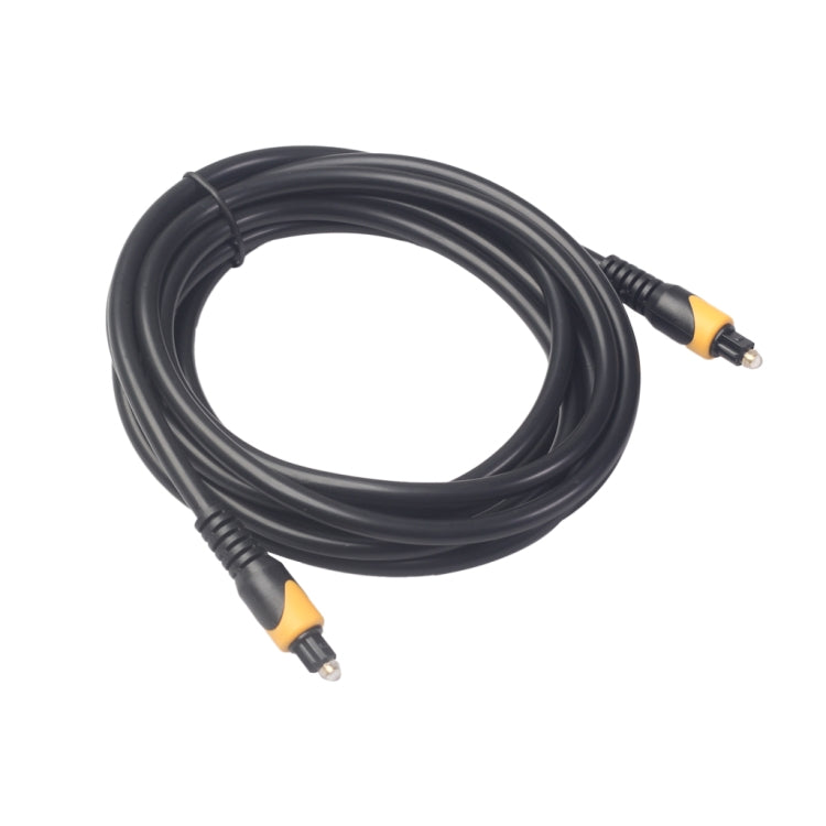 QHG01 SPDIF Cable de Audio óptico de Doble Color de PVC Toslink longitud: 3 m
