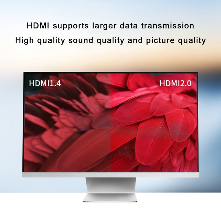AYS-31V20 Répartiteur de commutation HDMI 2.0 3x1 4K Ultra HD (Noir)