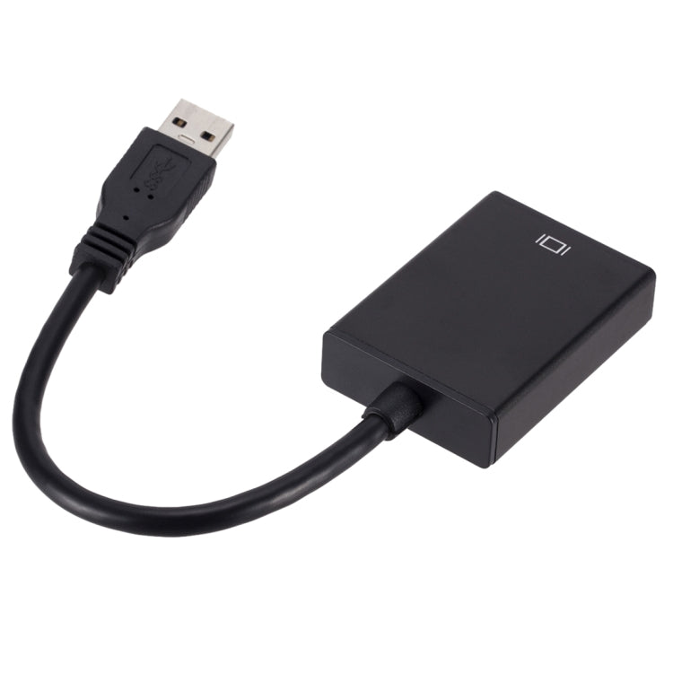 Câble convertisseur de carte graphique externe USB3.0 vers HDMI (noir)