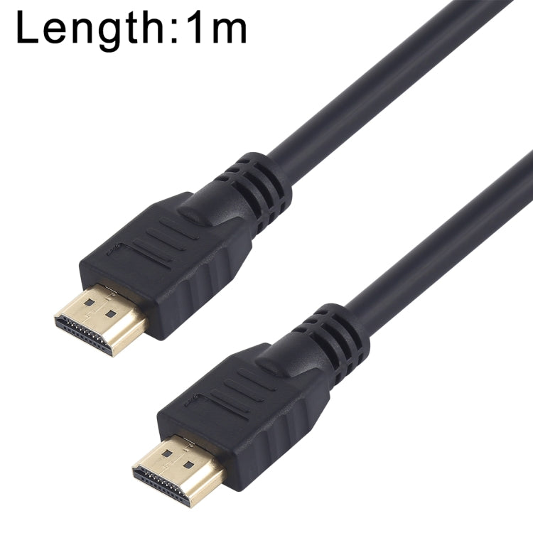 Câble HDMI 2.0 Super Speed ​​​​Full HD 4K x 2K 30AWG avec Ethernet Câble audio/vidéo numérique avancé Ordinateur connecté TV 19+1 Version cuivre étamé Longueur : 1m