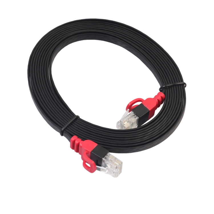 REXLIS CAT6-3 CAT6 Flat Ethernet Gigabit RJ45 Red sin blindaje Cable LAN Longitud: 3 m