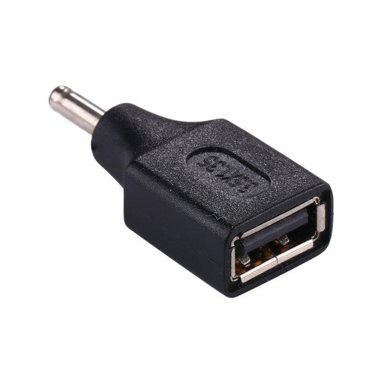 10 Pieces 3.5x1.35mm USB Male to Female Adapter Connector
