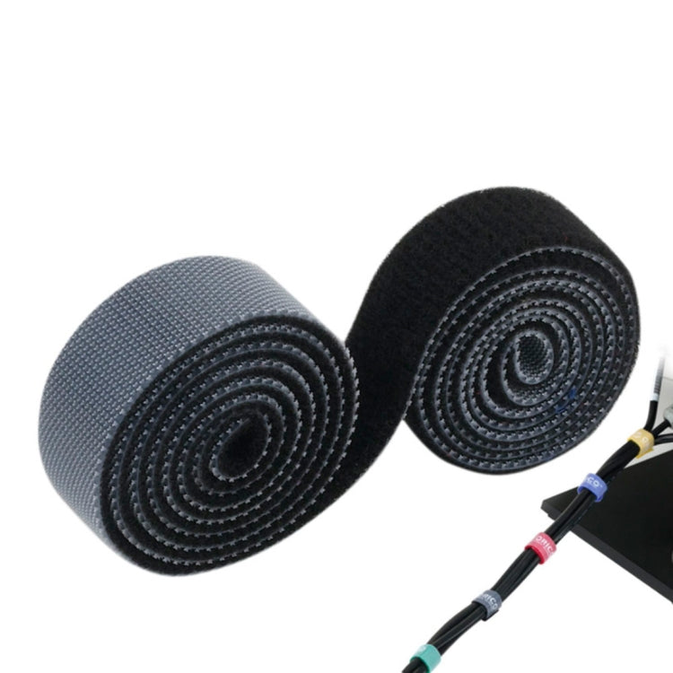 ORICO CBT-1S Attaches Velcro Réutilisables Divisibles 1m (Noir)
