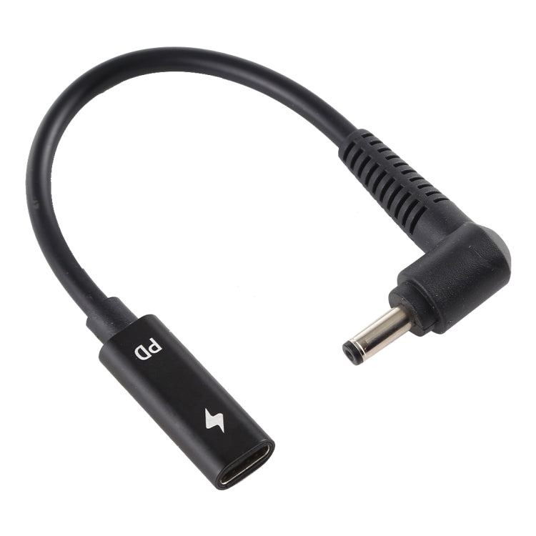 Cable de Cargador de Adaptador de Corriente USB-C Type-C a 4.0x1.35 mm