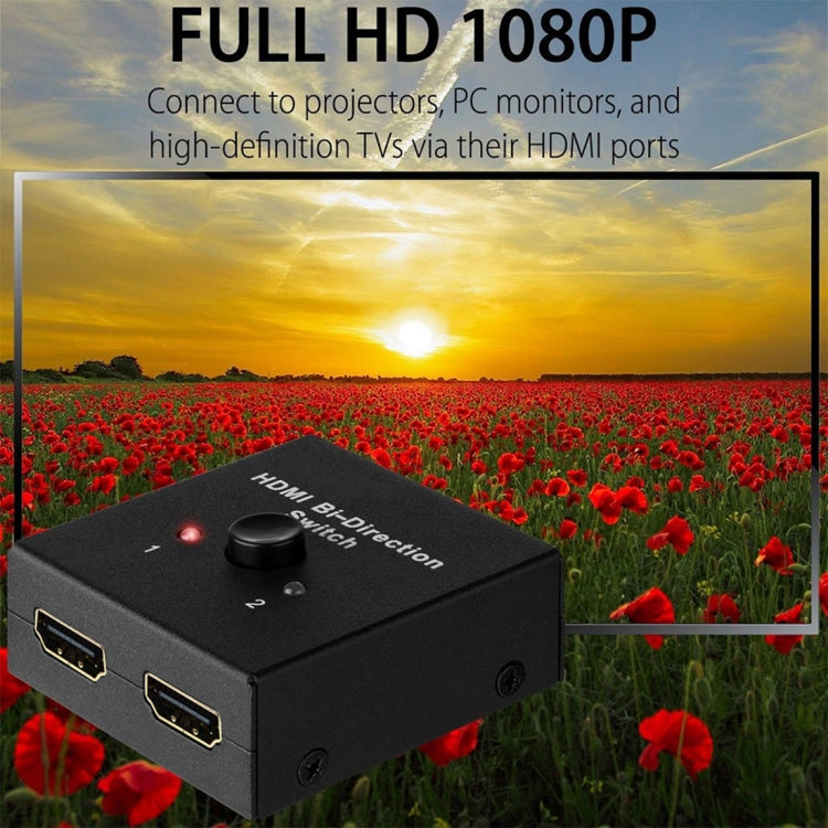 NK-Q3 Répartiteur de commutateur HDMI bidirectionnel 2 x 1 / 1 x 2