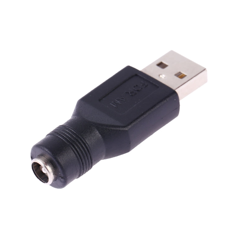 USB Male to Female 5.5x2.1mm Plug Adapter Connector