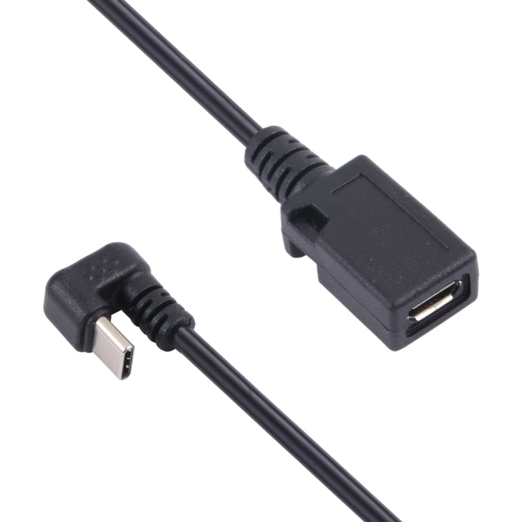 Câble d'extension femelle USB-C / Type-C en forme de U vers micro USB USB