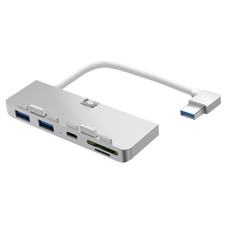 Rocketek For iMac Type-C / USB-C + Dual USB3.0 + SD / TF Multi-function Expansion Dock HUB