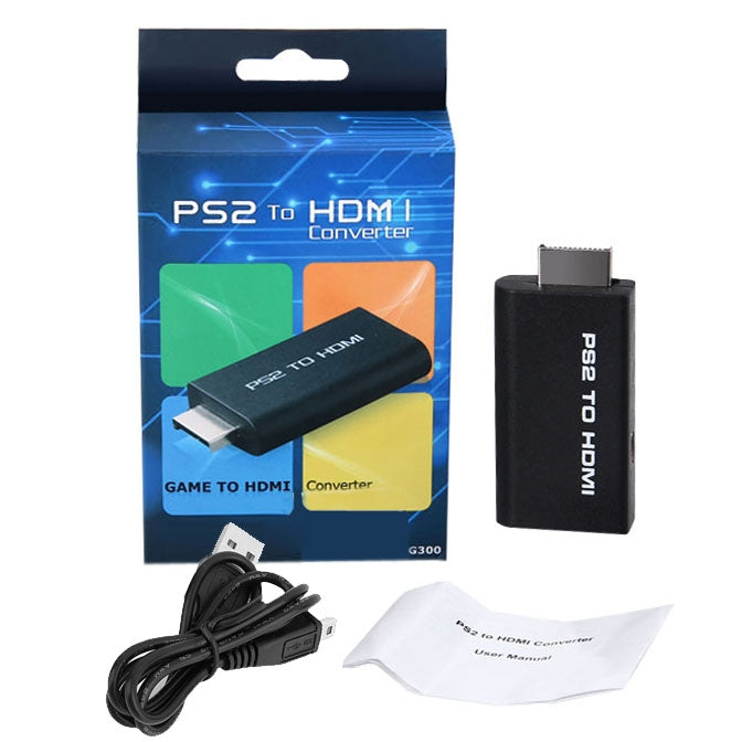 Adaptateur de convertisseur audio vidéo numérique Mini PS2 vers HDMI Box