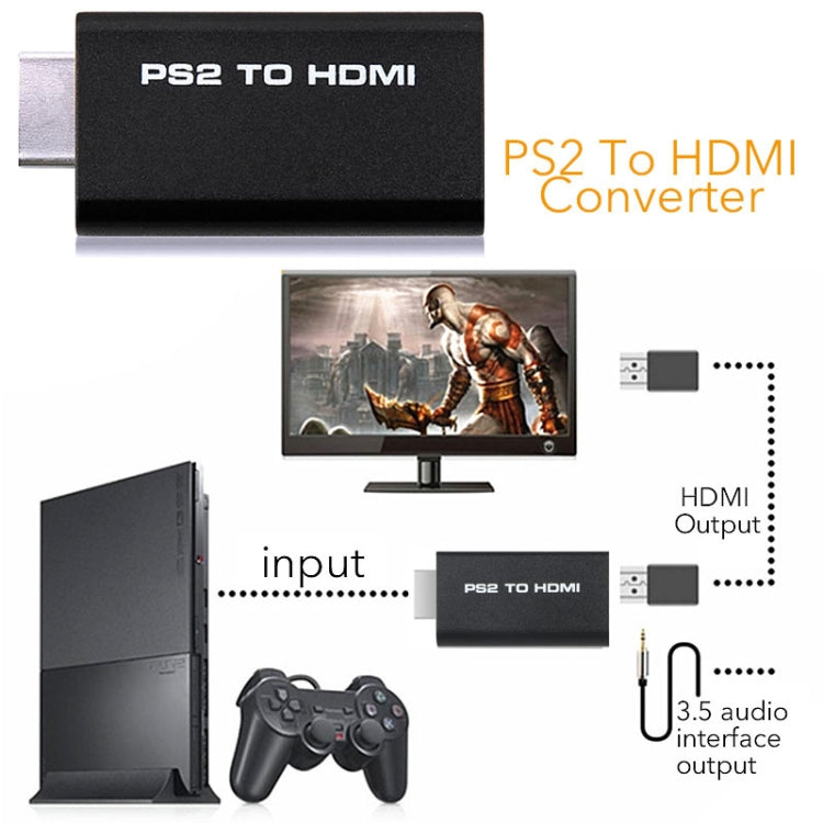 Mini PS2 to HDMI Box Digital Audio Video Converter Adapter