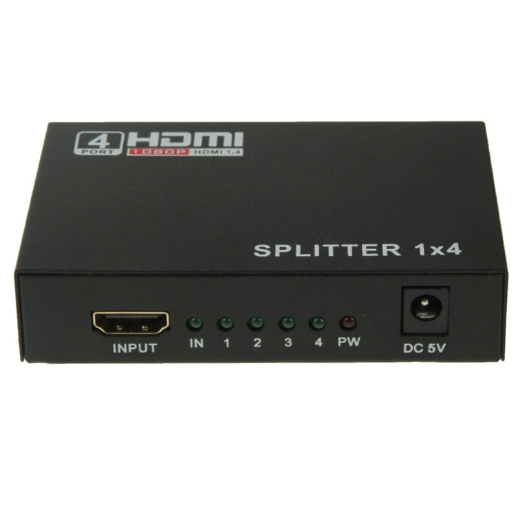 Mini séparateur HD 1080P 1x4 HDMI V1.4 pour HDTV / STB / DVD / projecteur / DVR