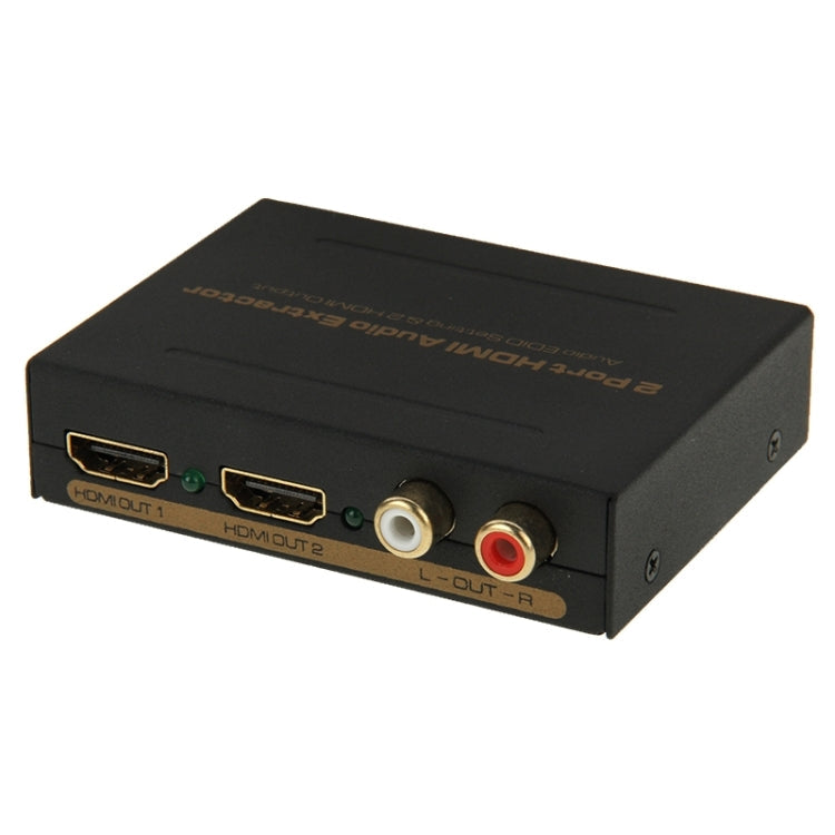 HDSP0002M1 Full HD 1080P Extracteur audio HDMI 2 ports Configuration EDID 5.1ch / 2ch
