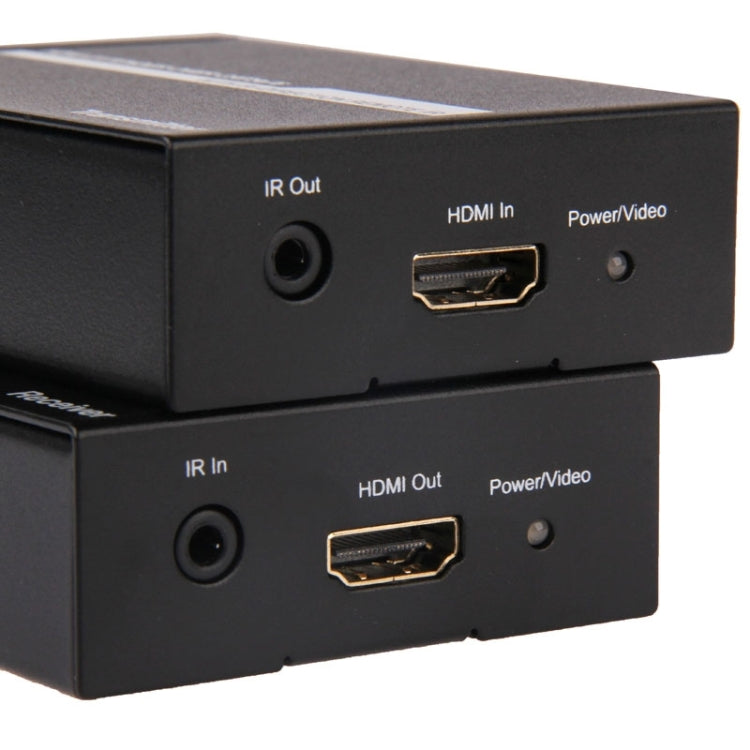 Extendeur HDMI sur Cat5e/6 (prise UE) (noir)
