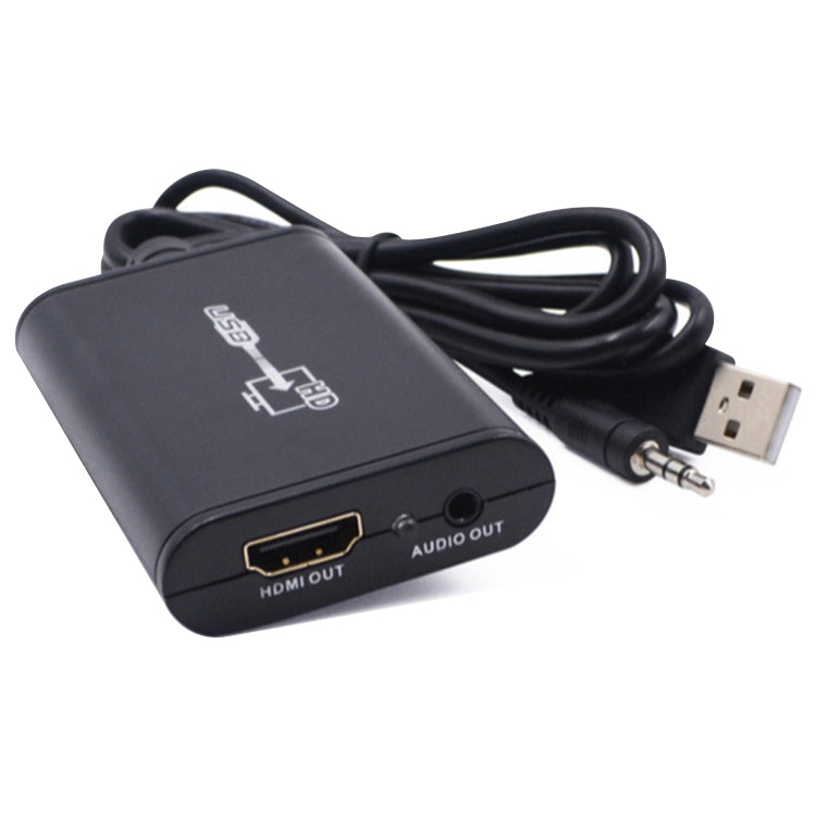 Leader vidéo USB 2.0 vers HDMI HD pour HDTV compatible Full HD 1080P