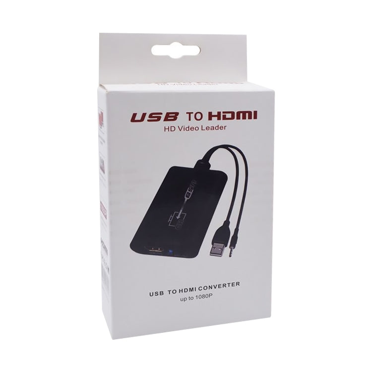 Leader vidéo USB 2.0 vers HDMI HD pour HDTV compatible Full HD 1080P
