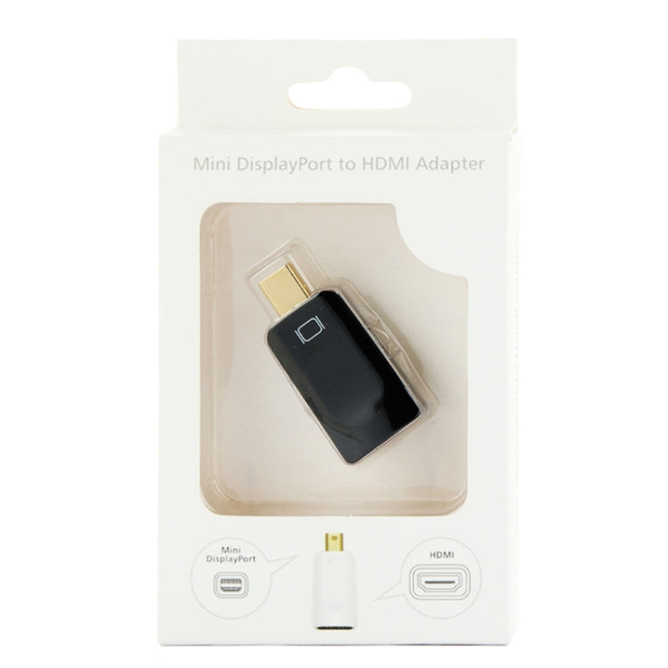 Mini DisplayPort Male to HDMI Female Adapter size: 4 cm x 1.8 cm x 0.7 cm (Black)