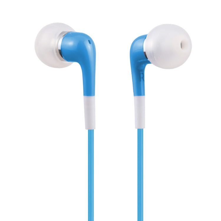Dual Color in-Ear 3.5mm Stereo Earphone with Volume Control and Microphone (Blue)