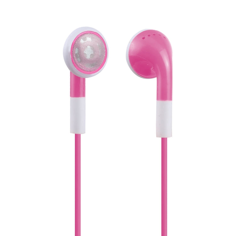 Dual Color 3.5mm Stereo Headphone with Volume Control and Microphone (Pink)