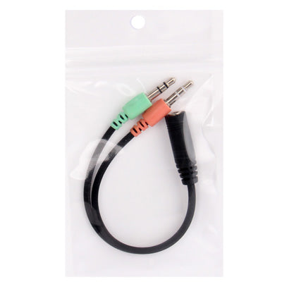 17 cm de 3.5 mm Micrófono + Cable de Auriculares compatible con Teléfonos tabletas Auriculares reproductor de mp3 autoMóvil / Stereo en el hogar y más