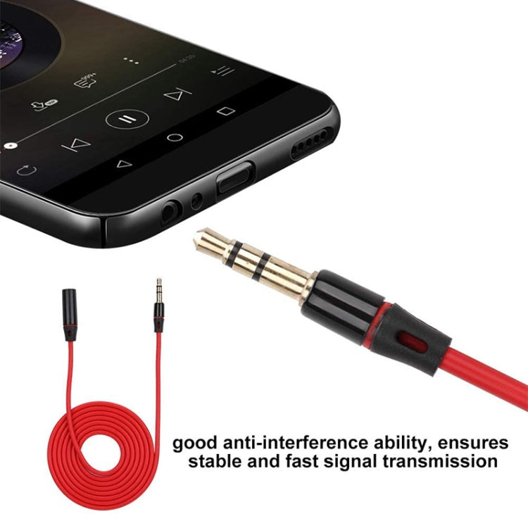Aux Audio Cable de 3.5 mm Macho a mujer compatible con Teléfonos tabletas Auriculares reproductor de mp3 Stereo de autoMóvil / hogar y más longitud: 1.2m