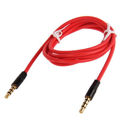 Original 3.5mm Male to Male Aux Audio Cable Compatible with Phones Tablets Headphones MP3 Player Car / Home Stereo and More (Red)
