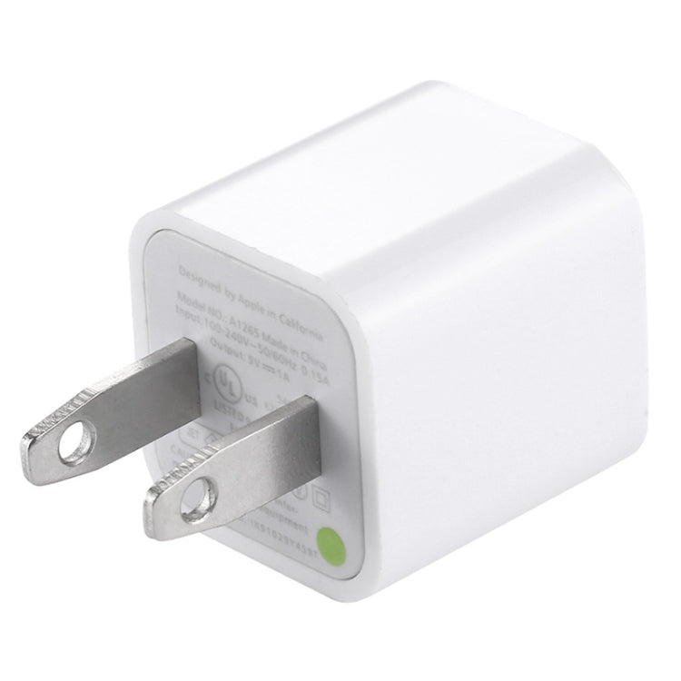 High Quality 5V / 1A USB Socket USB Charger Adapter for iPhone Galaxy Huawei Xiaomi LG HTC and Other Smart Phones Rechargeable Devices (White)