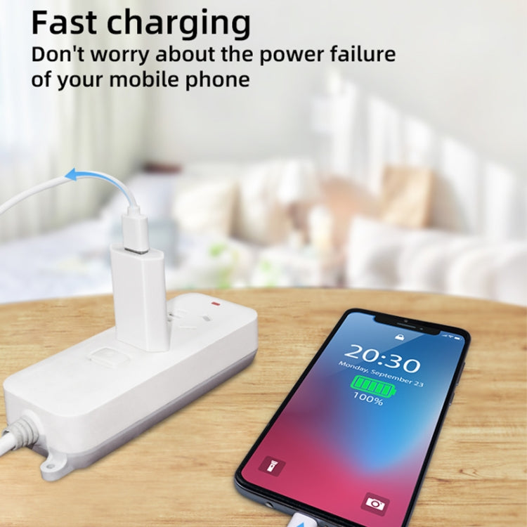 Adaptateur chargeur USB 5V / 1A EU de haute qualité pour iPhone Galaxy Huawei Xiaomi LG HTC et autres appareils rechargeables pour téléphones intelligents (Blanc)