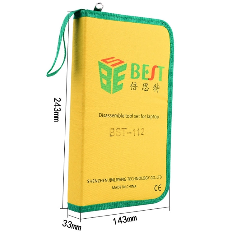BEST BST-112 Ensemble d'outils de réparation polyvalent 22 en 1 pour téléphone portable/ordinateur portable