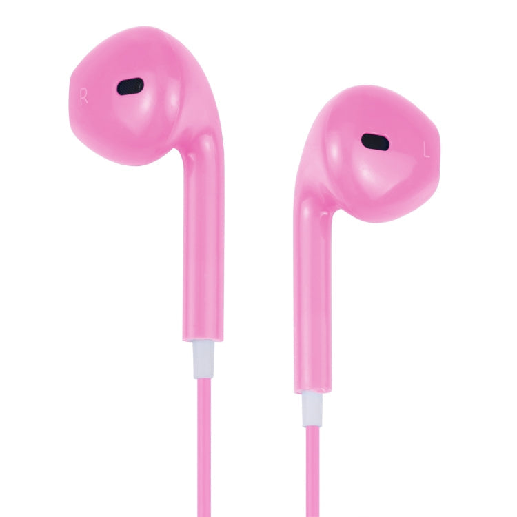 Earpods Headphones with Headphones with Wired Control and Microphone (magenta)