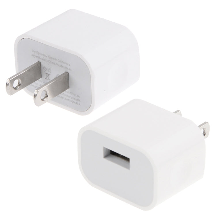USB Plug USB Charger Adapter For iPad iPhone Galaxy Huawei Xiaomi LG HTC and other Smart Phones rechargeable devices (White)