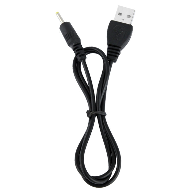 Macho USB a DC 2.5x0.7 mm Cable de Alimentación longitud: 1.2m (Negro)