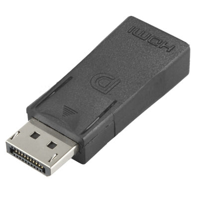 Adaptateur vidéo DisplayPort mâle vers HDMI femelle (noir)