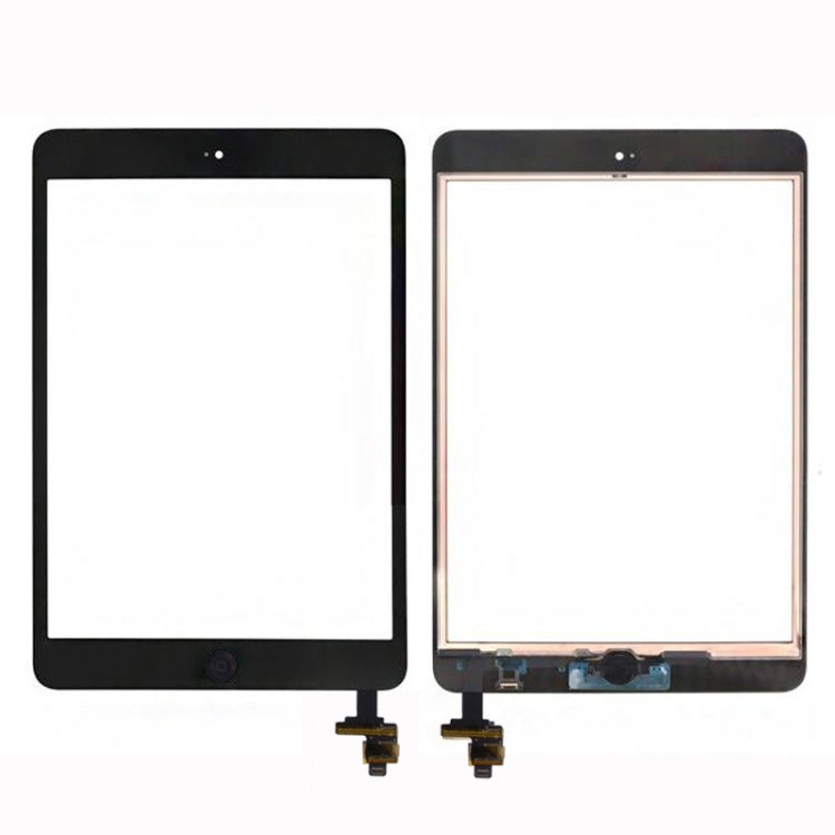 Digitizer Screen Touch Glass + IC Chip + Control Flex Assembly pour iPad Mini et iPad Mini 2 (Noir)