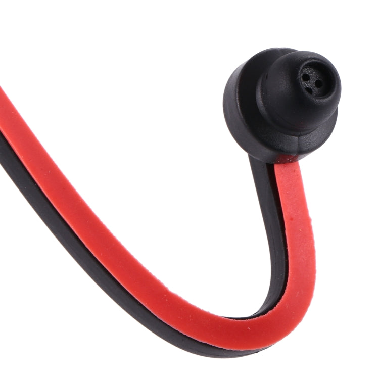 Neck-style Sports MP3 Earphone with TF Card Slot Music Format: MP3 / WMA / WAV (Red)