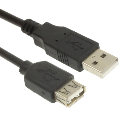 Cable de extensión USB 2.0 AM a AF longitud: 5 m (Negro)