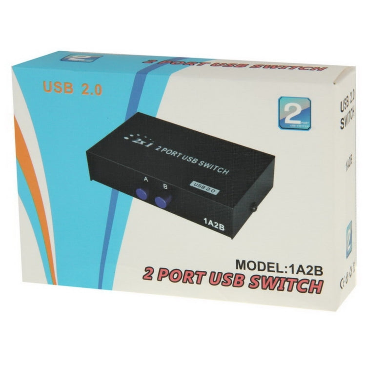 Commutateur de données USB à 2 ports (noir)