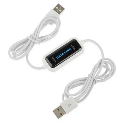 Cable de enlace de datos USB 2.0 de alta velocidad uso compartido de datos de PC a PC Plug and Play longitud: 165 cm